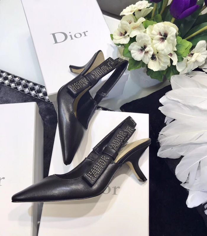 Dior J'Adior Rivet Calfskin Sandals