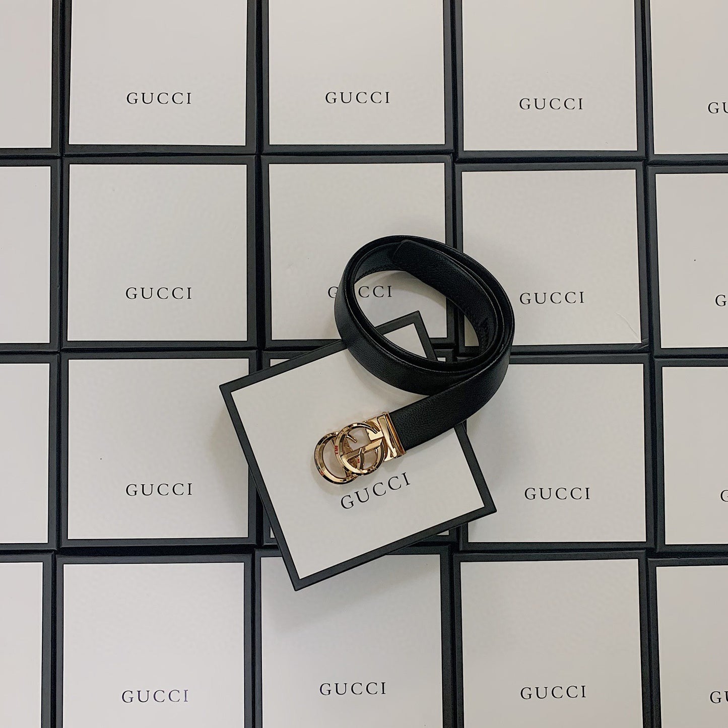 Gucci Calfskin Leather Belt