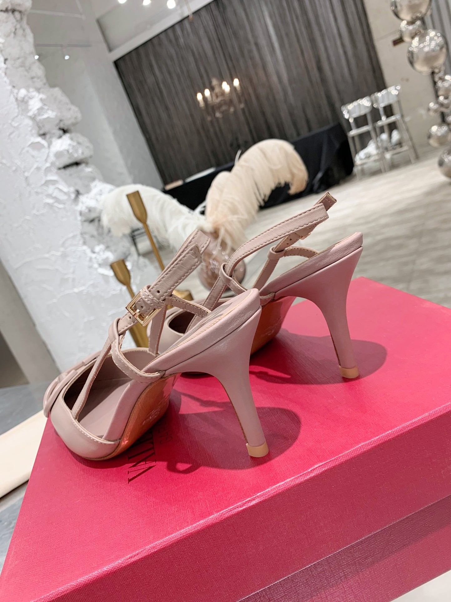 Valentino VLogo Signature Pointed Toe Patent Leather Pumps