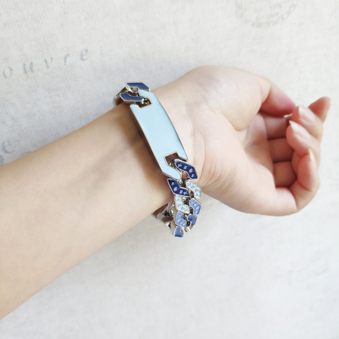 Louis Vuitton Chain Links Patches Bracelet