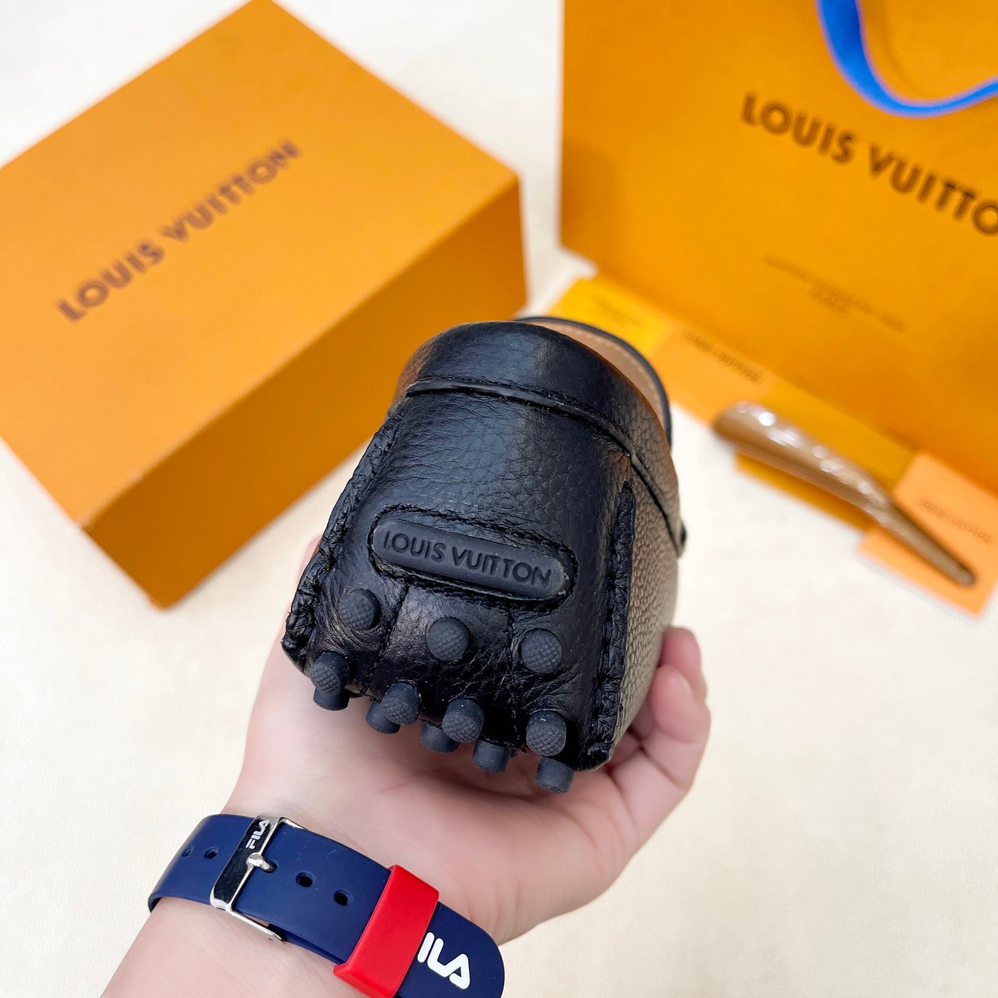 Louis Vuitton Leather Driving Shoes