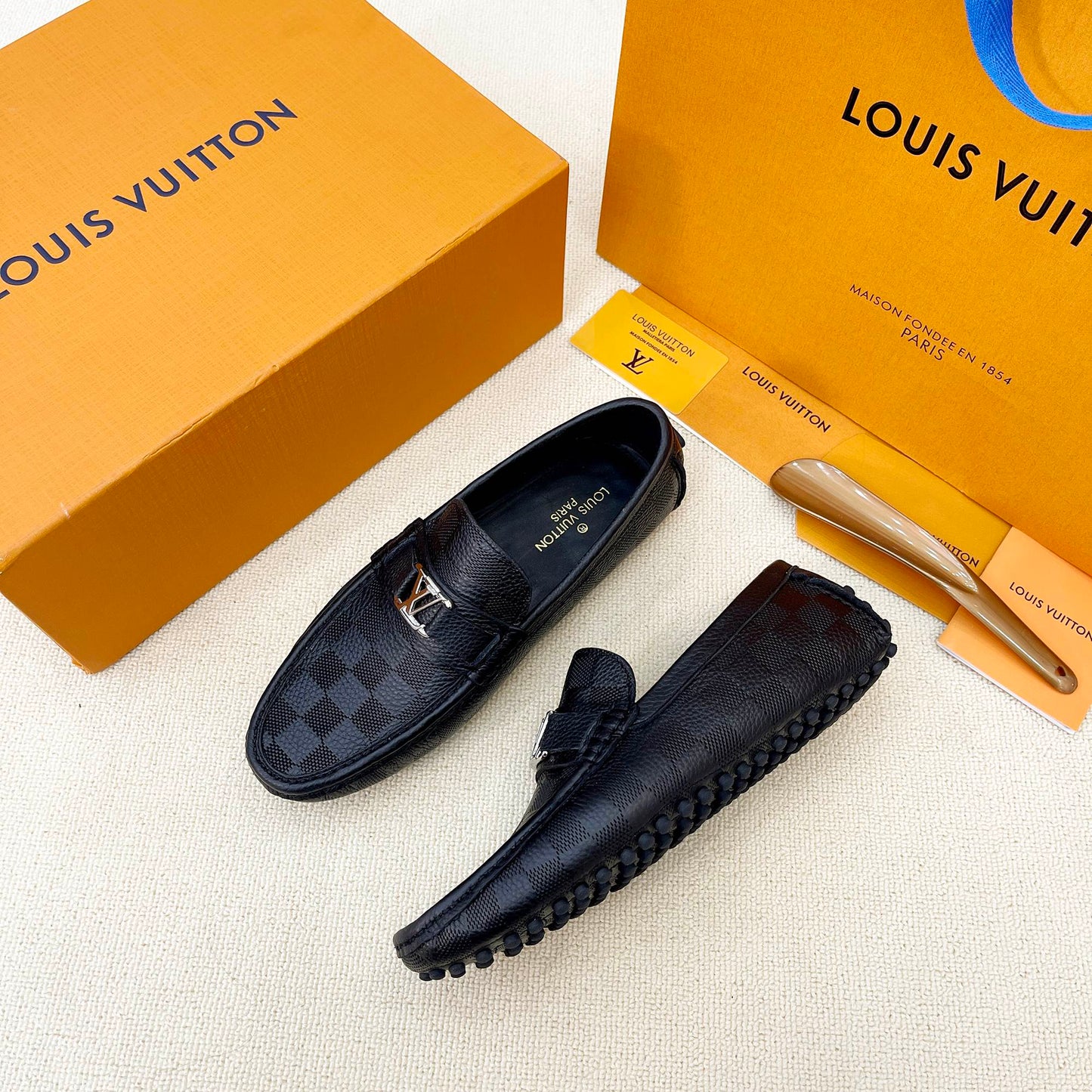 Louis Vuitton Leather Driving Shoes