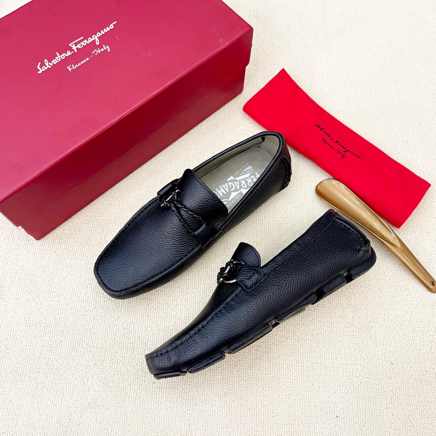 Ferragamo Men's Driving Loafers