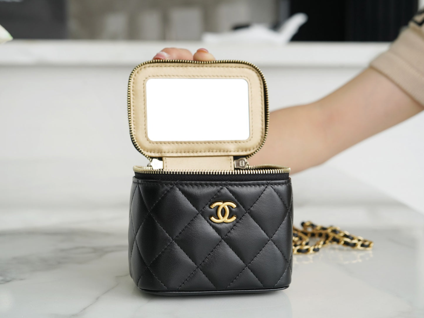 Chanel Metal Ball Series Mini Box Bag – 22B Collection