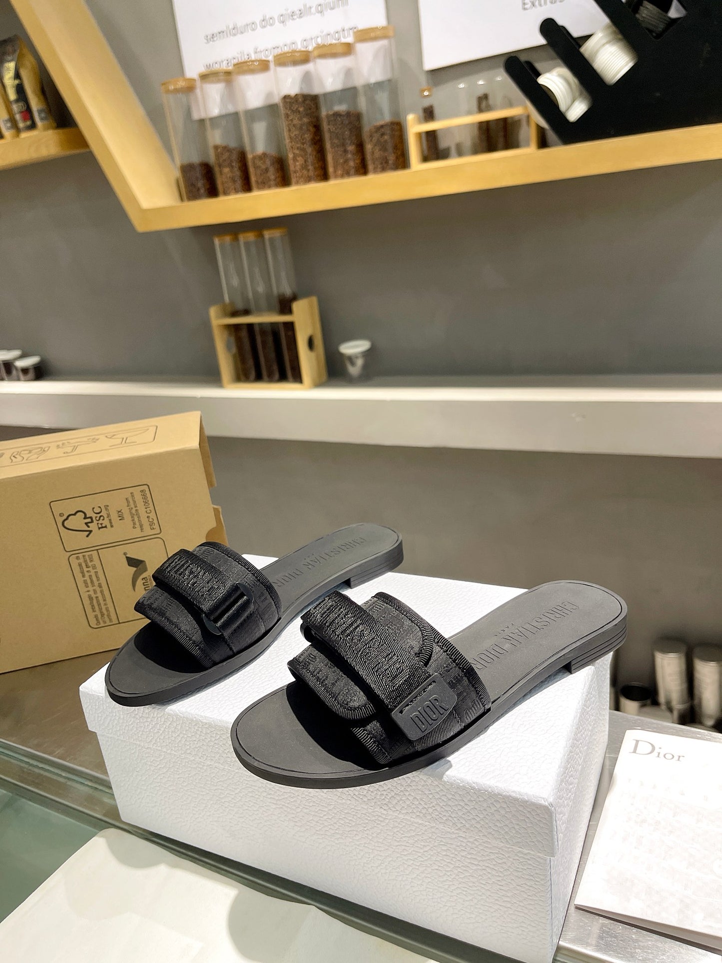 Dior Velcro Strap Sandals – 2024 Collection