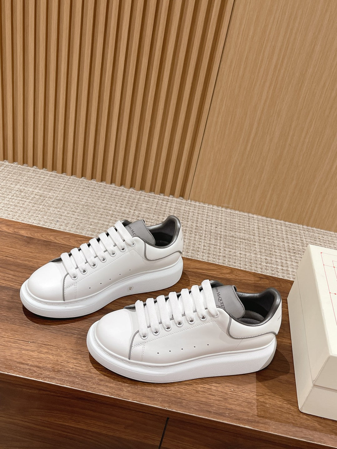 Alexander McQueen Classic Versatile White Sneakers