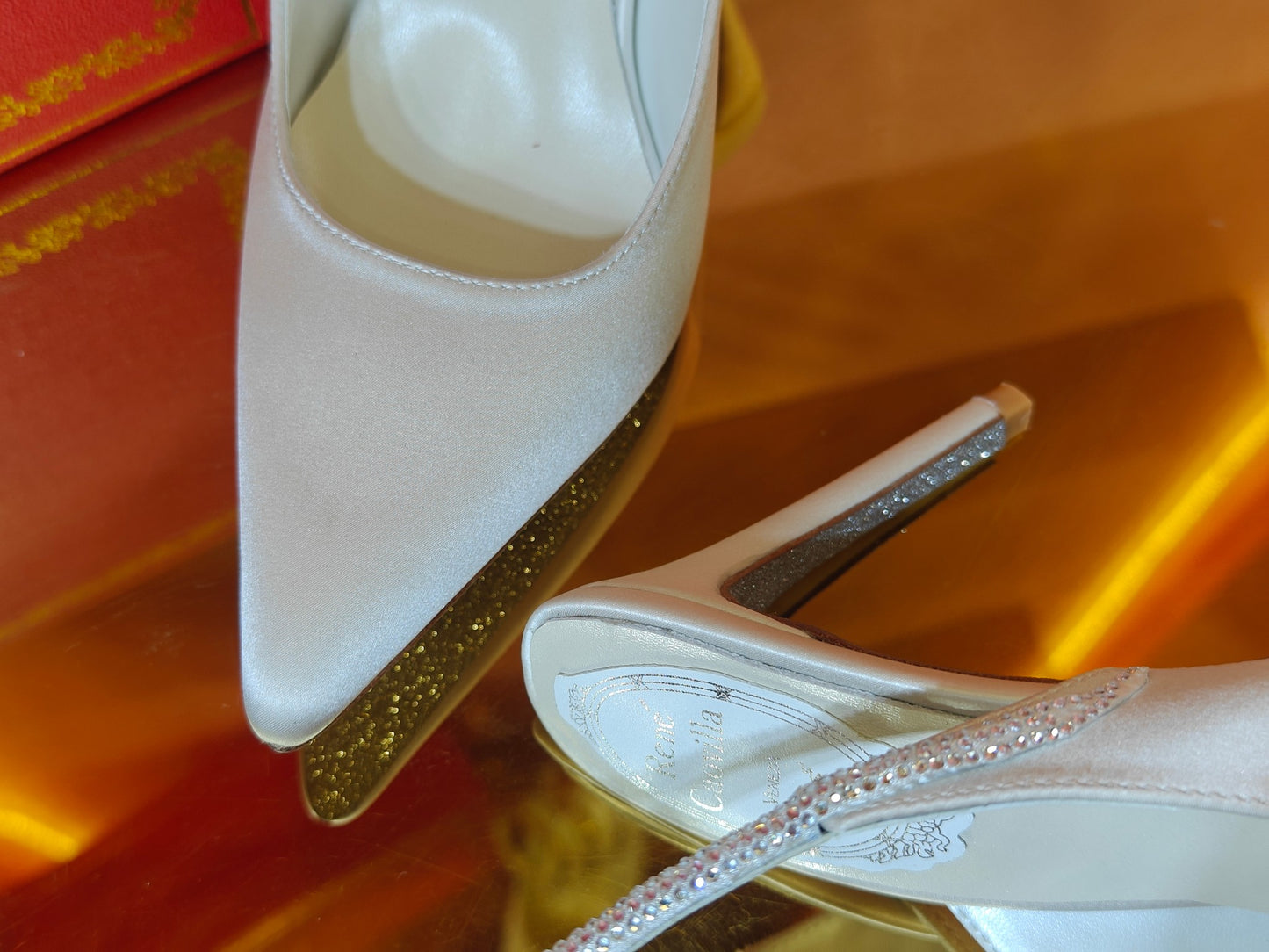 René Caovilla Cleo Silk Slingbacks – 23SS
