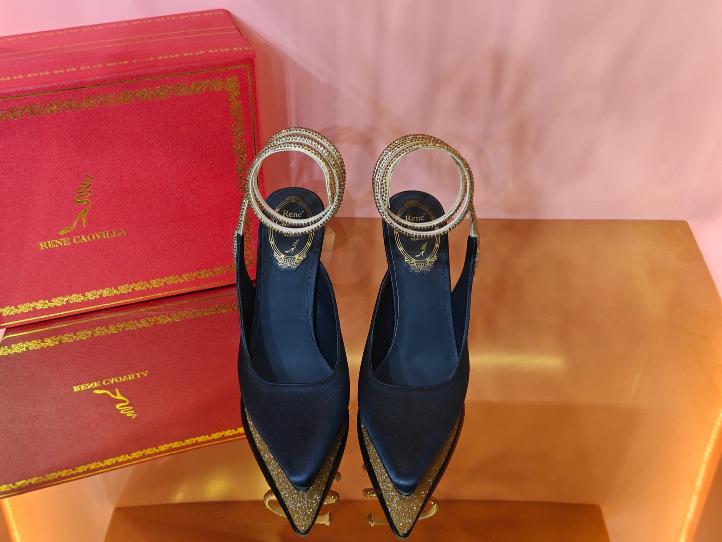 René Caovilla Cleo Silk Slingbacks – 23SS