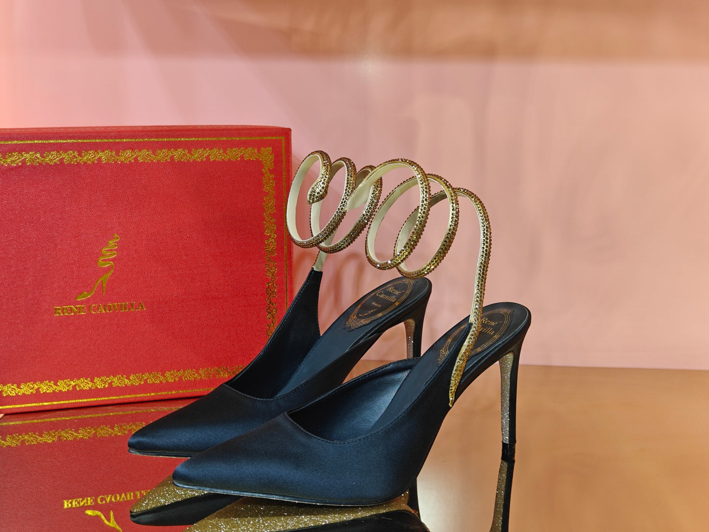 René Caovilla Cleo Silk Slingbacks – 23SS