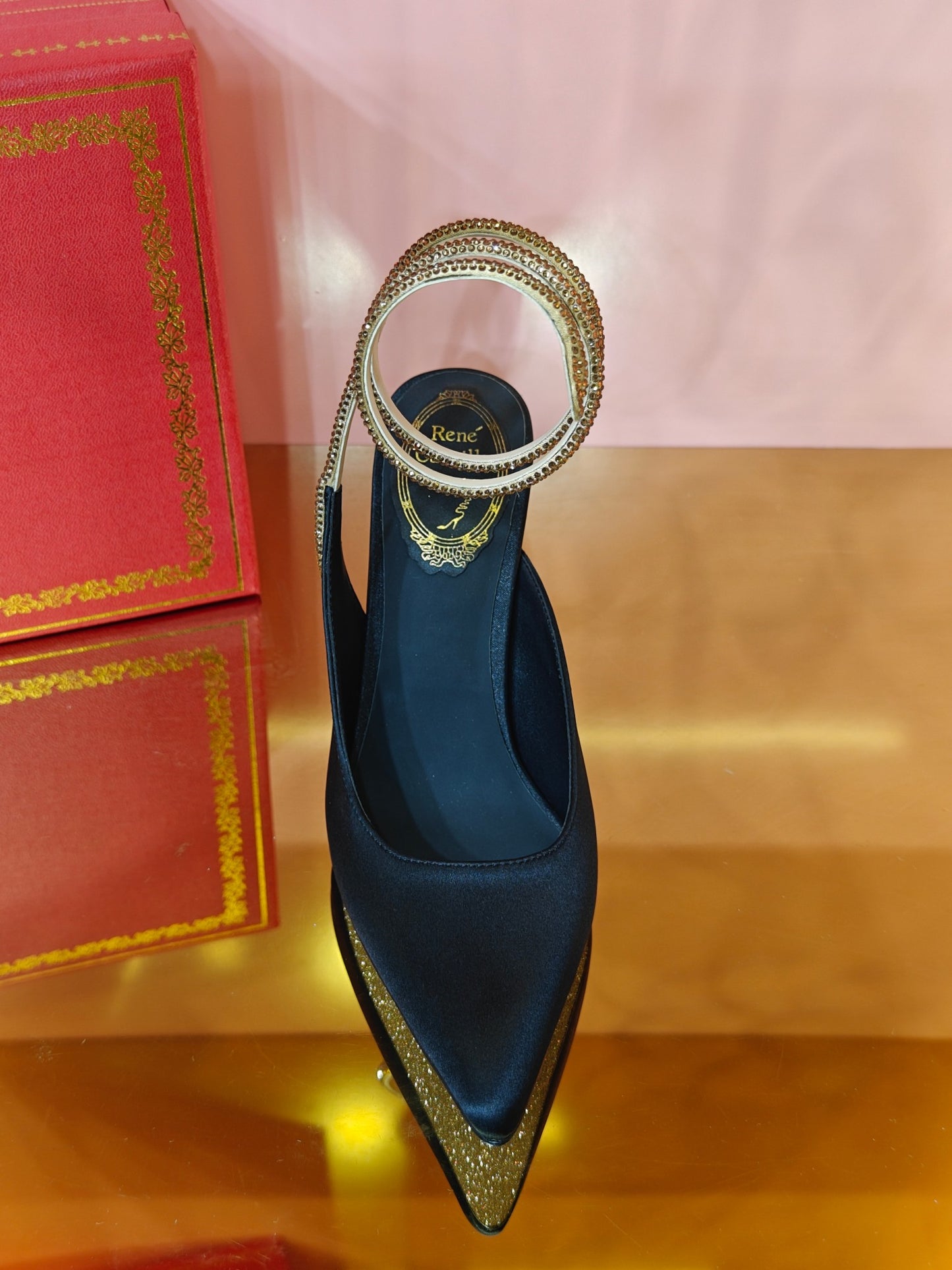René Caovilla Cleo Silk Slingbacks – 23SS