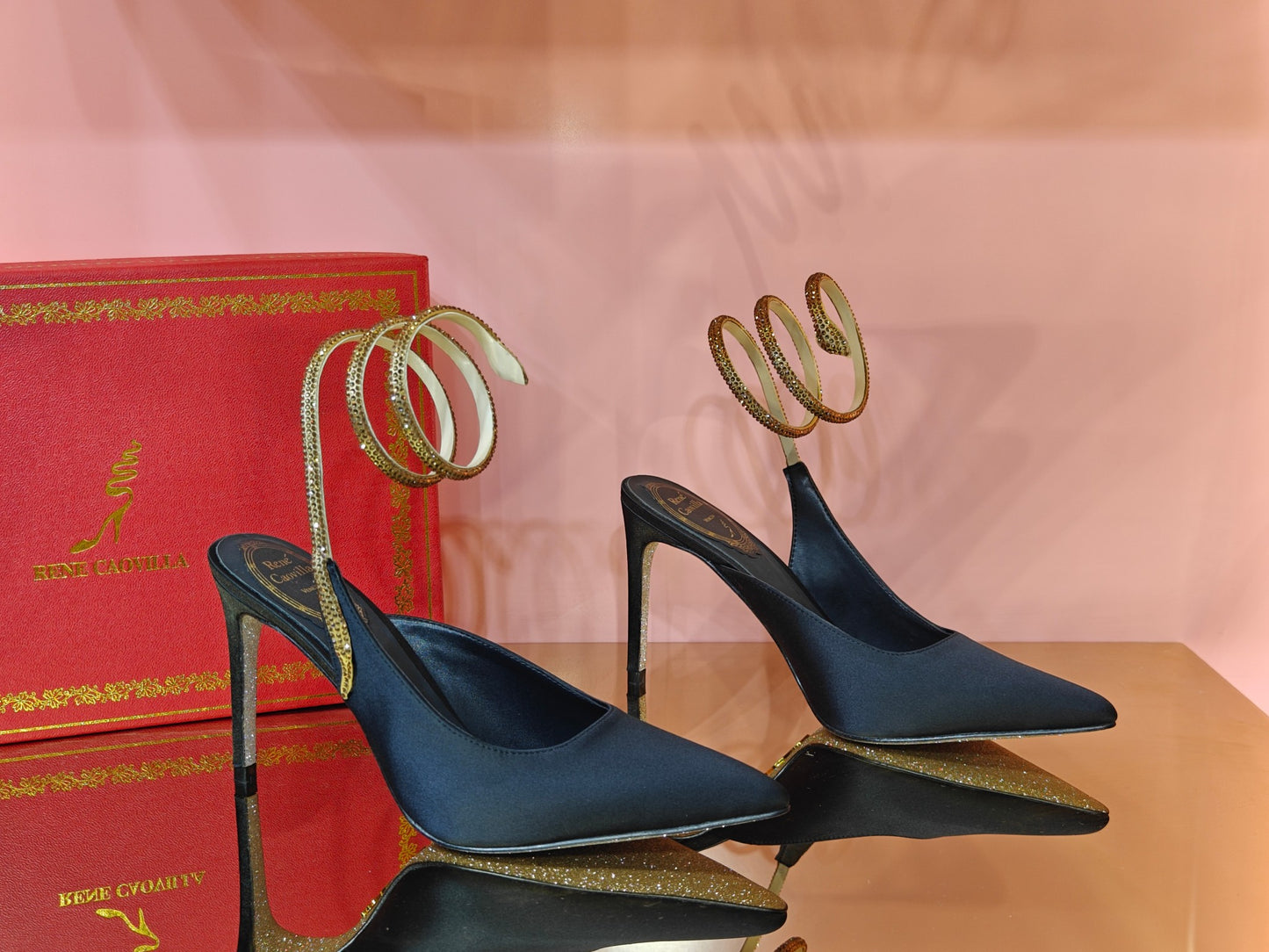 René Caovilla Cleo Silk Slingbacks – 23SS