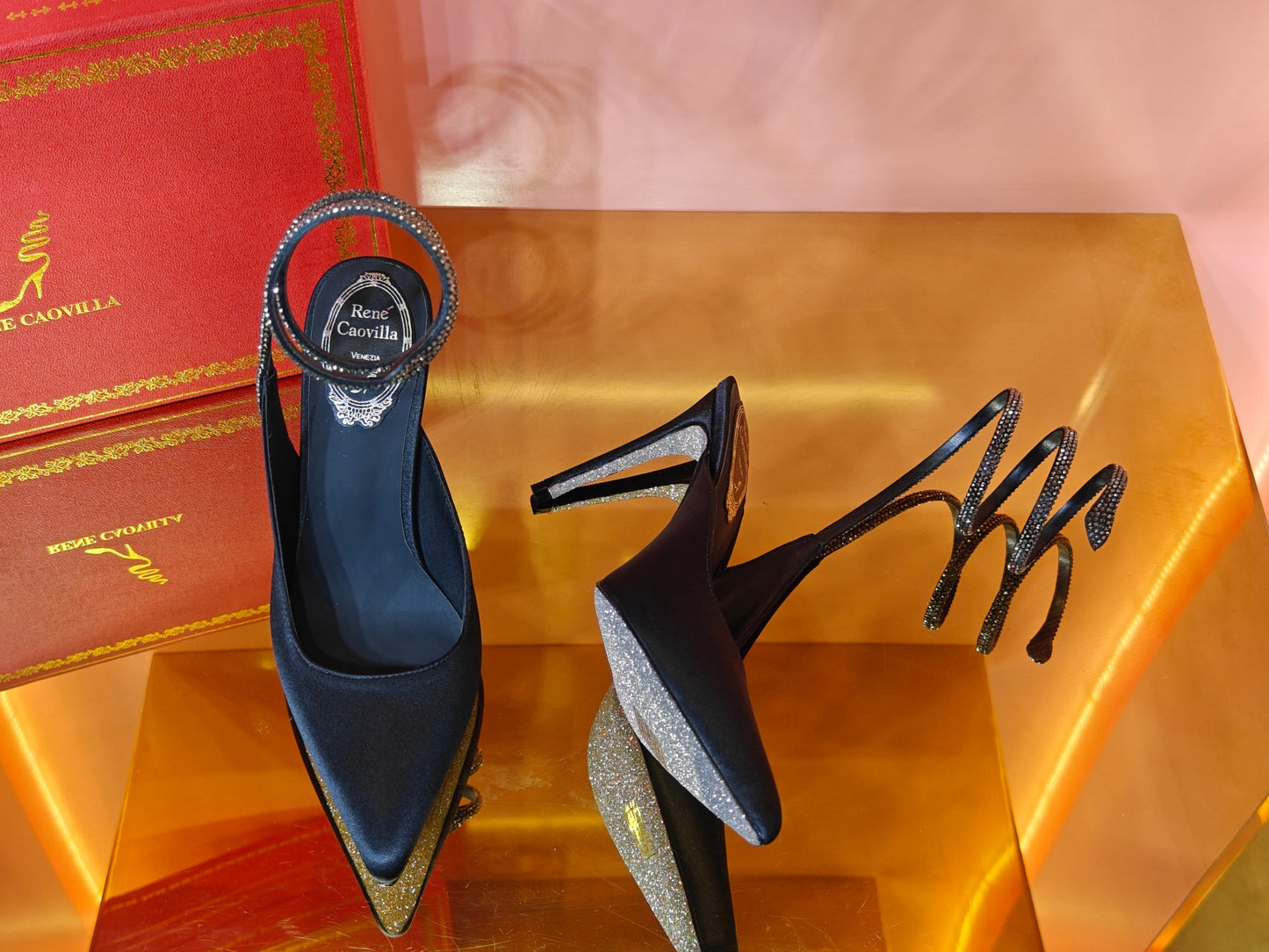 René Caovilla Cleo Silk Slingbacks – 23SS