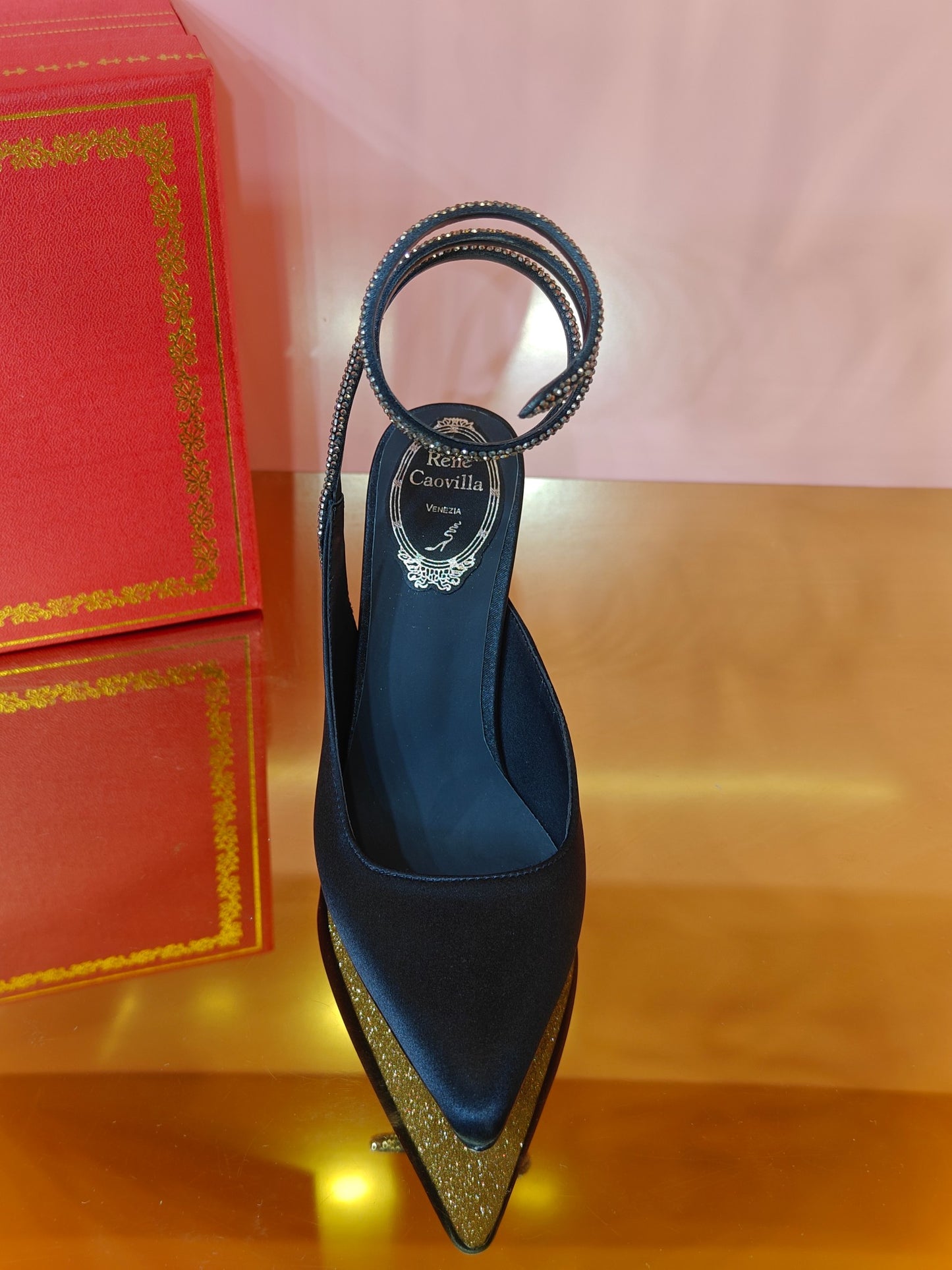 René Caovilla Cleo Silk Slingbacks – 23SS