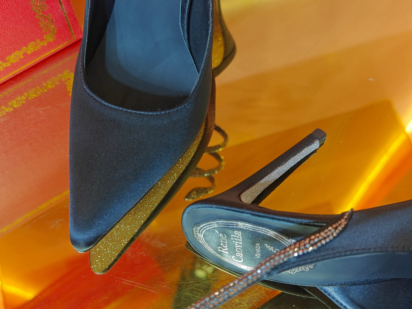 René Caovilla Cleo Silk Slingbacks – 23SS