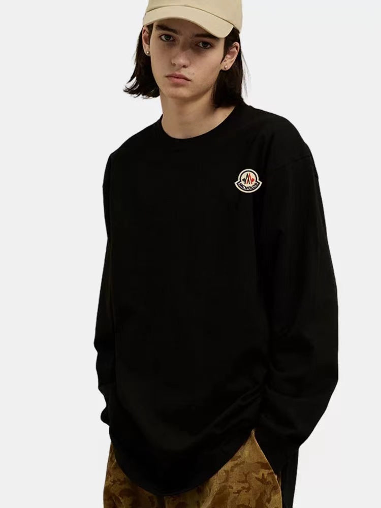 Moncler Men's Classic Cotton Long Sleeve T-Shirt
