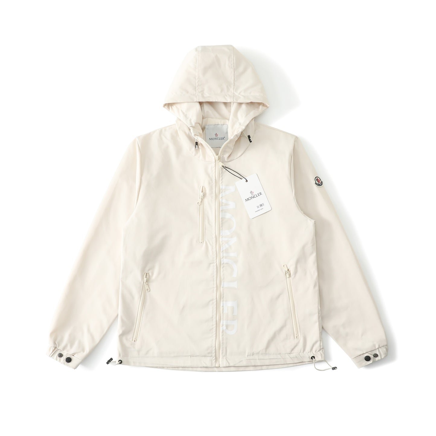 Moncler Classic Printed Hooded Windbreaker Jacket – SS24 Autumn Collection