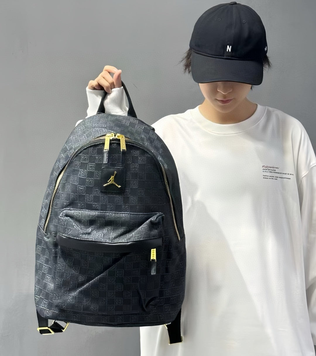 Jordan Monogram Canvas Unisex Backpack