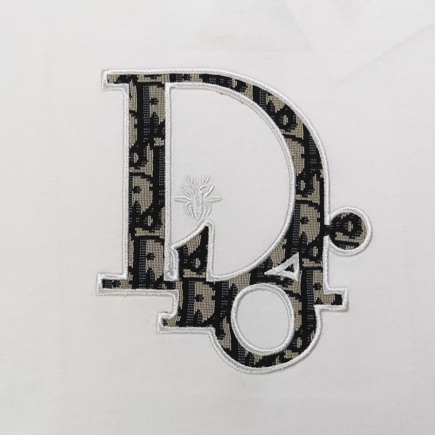 Dior Embroidered Letter Patch T-Shirt – 2025 Collection