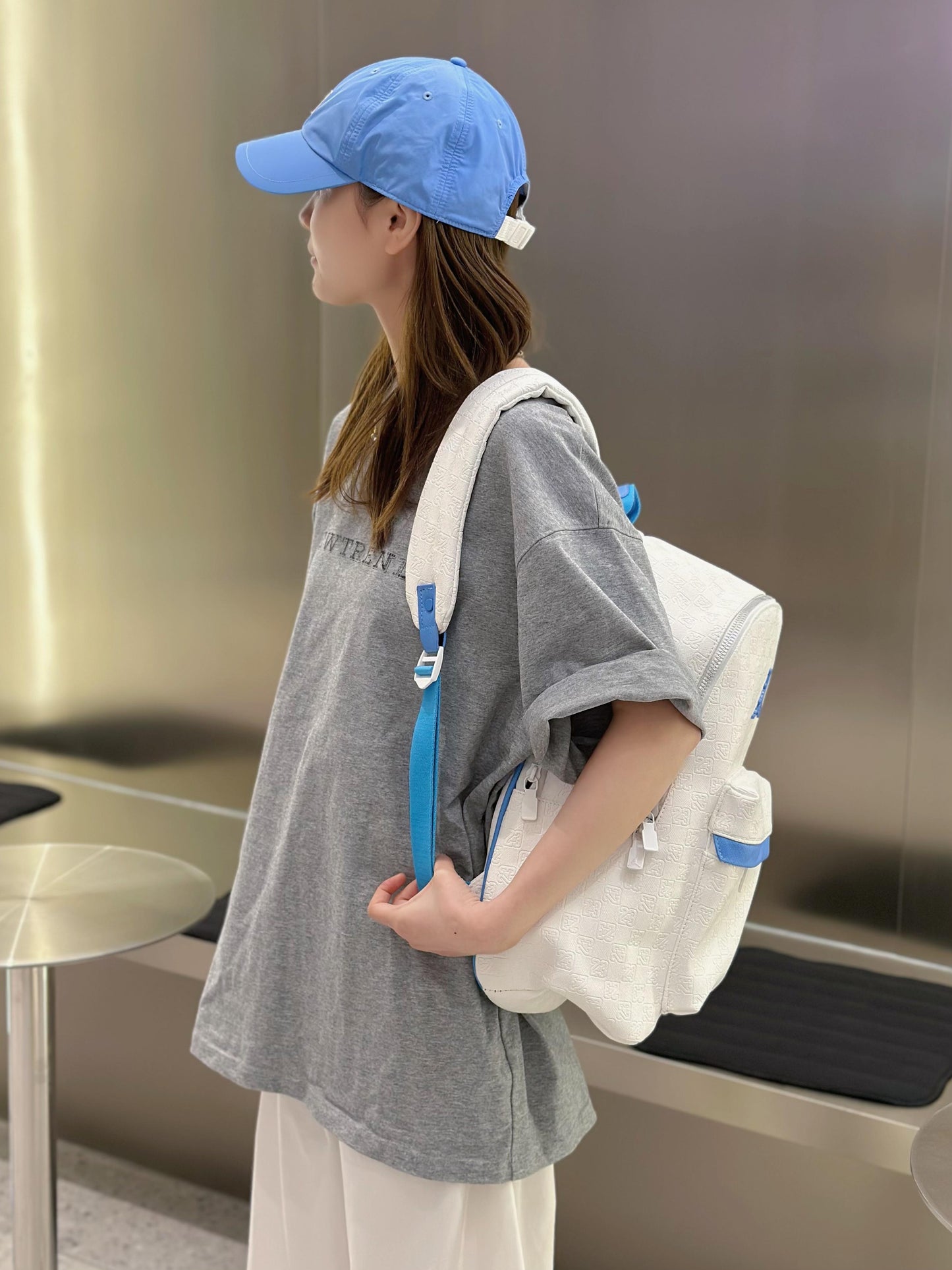Jordan Double-Layer PU Backpack
