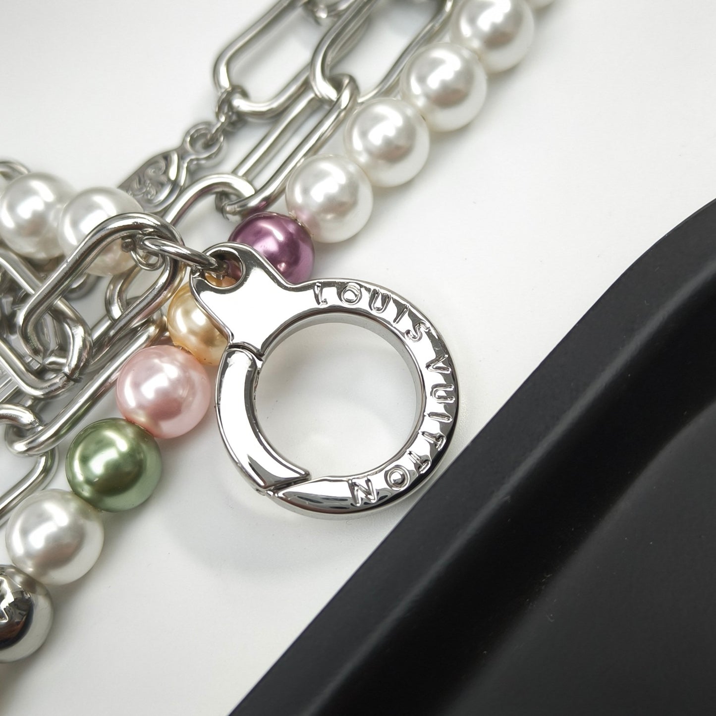 Louis Vuitton Pearls Belt Chain & Bag Charm