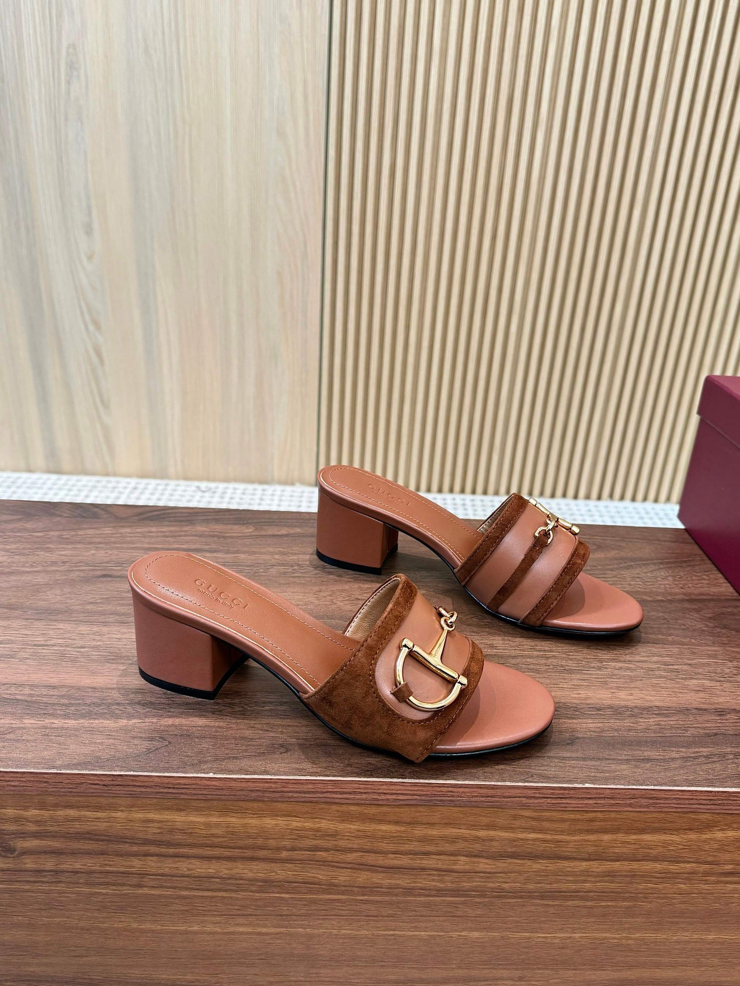 Gucci D-Horsebit Mule Sandals