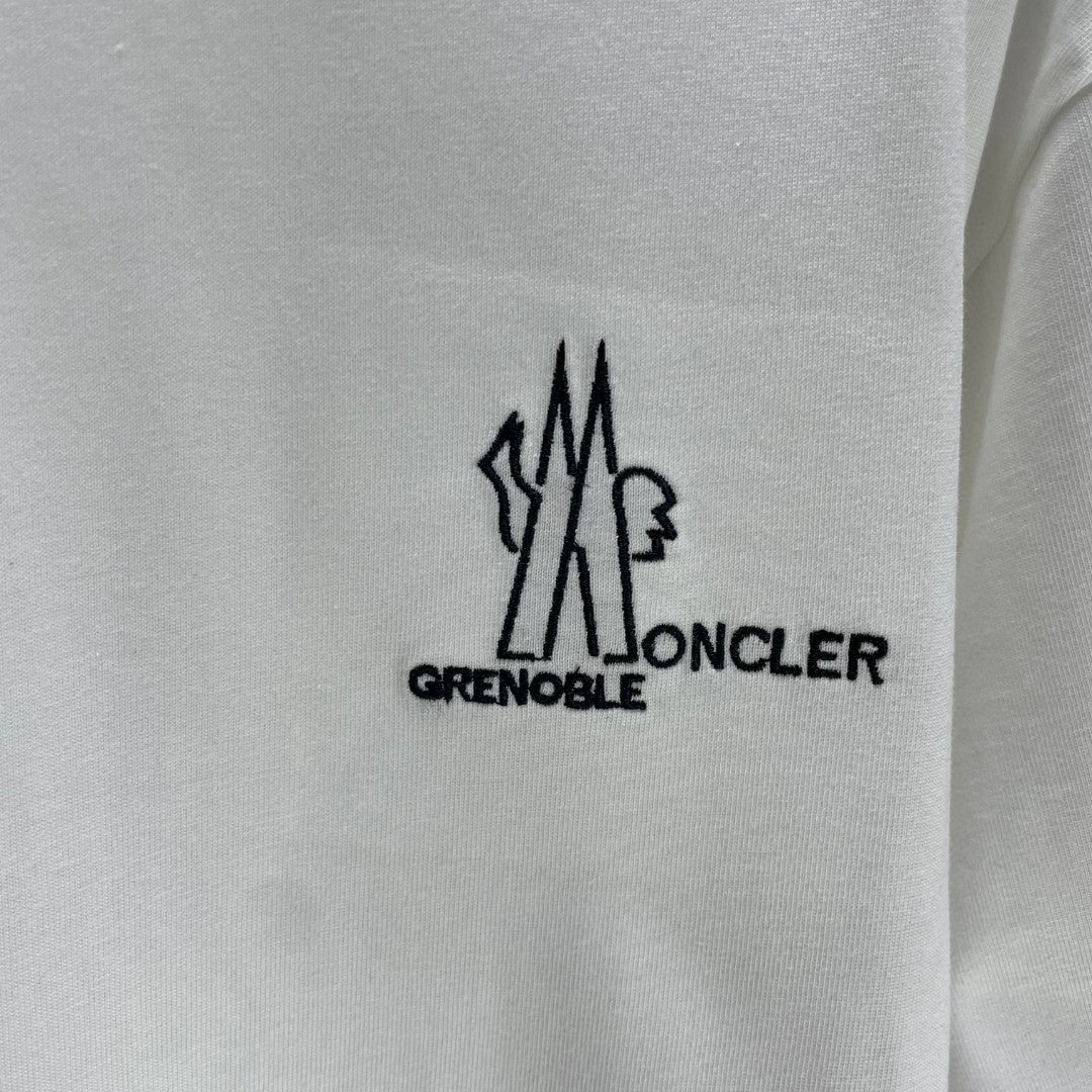 Moncler Cotton Embroidered T-Shirt – 2025 Spring/Summer Collection