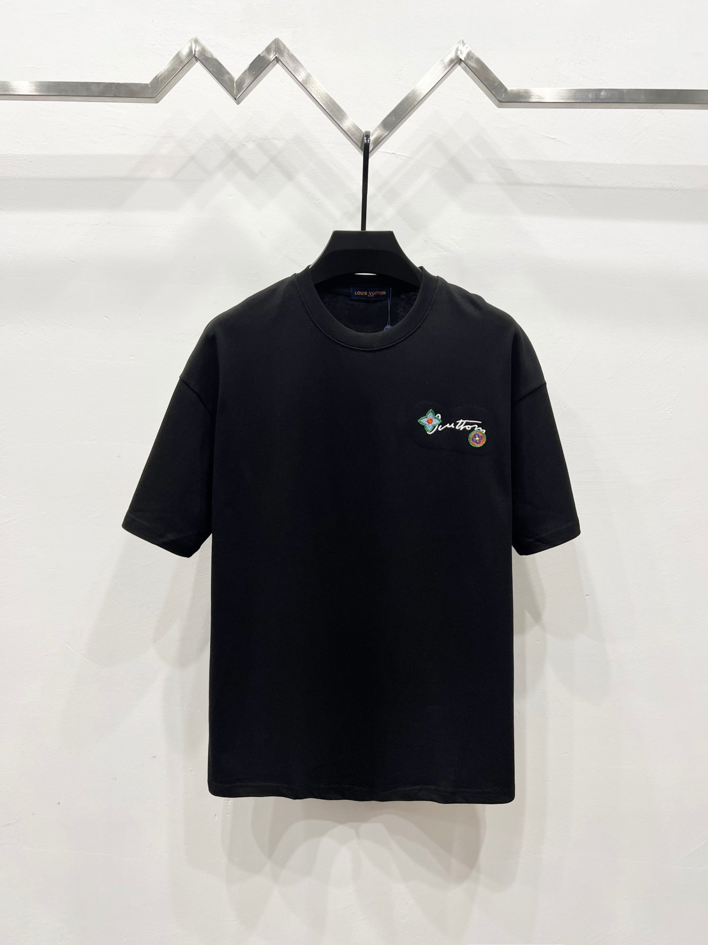 Louis Vuitton Embroidered Floral Logo T-Shirt – 25SS Collection