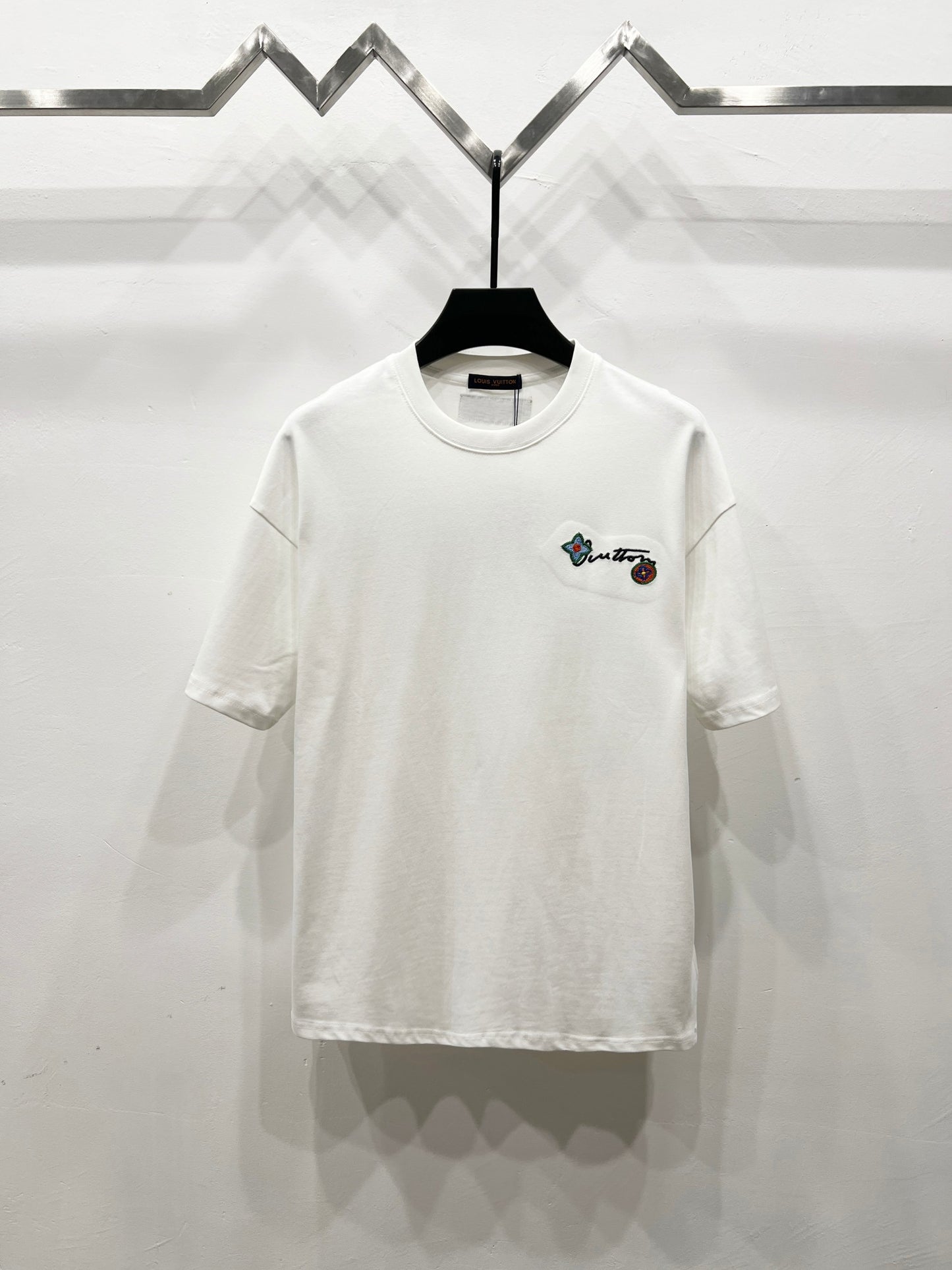 Louis Vuitton Embroidered Floral Logo T-Shirt – 25SS Collection
