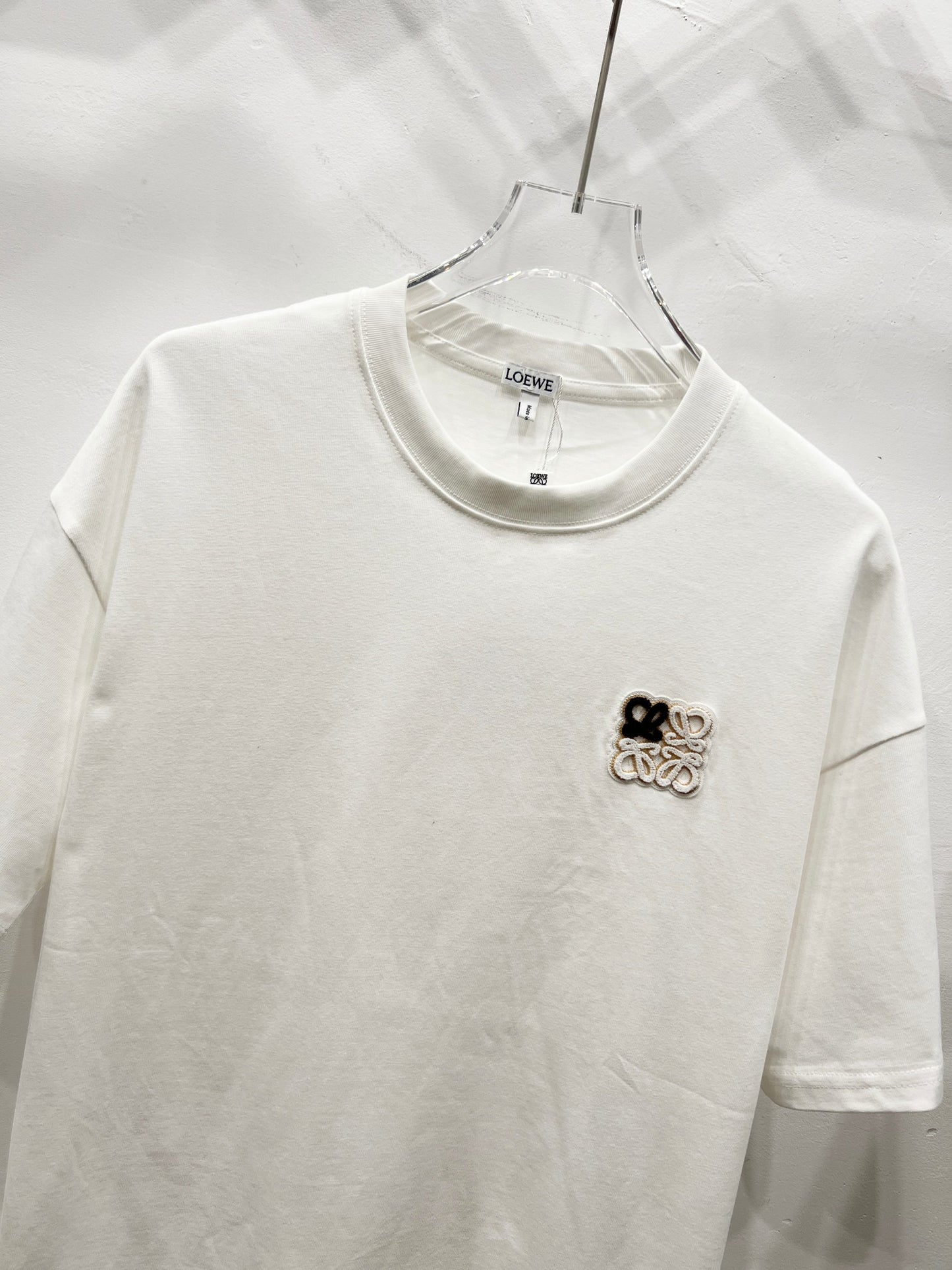 Loewe Classic Minimalist Logo Embroidered T-Shirt