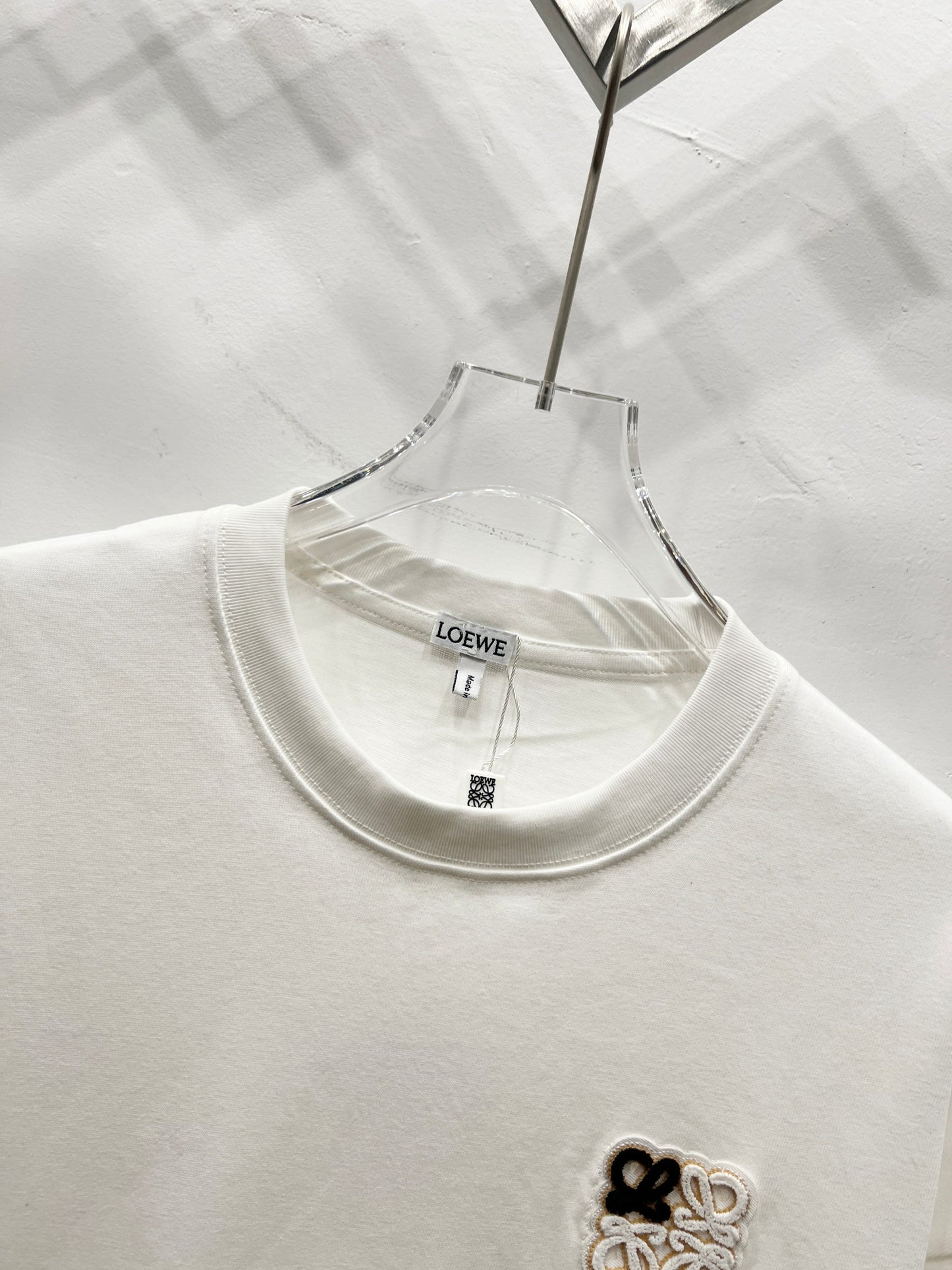 Loewe Classic Minimalist Logo Embroidered T-Shirt