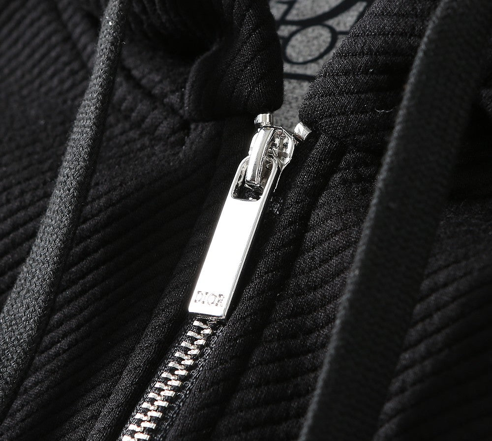 Dior Oblique Monogram Sweatshirt Jacket – 25SS Early Autumn Collection
