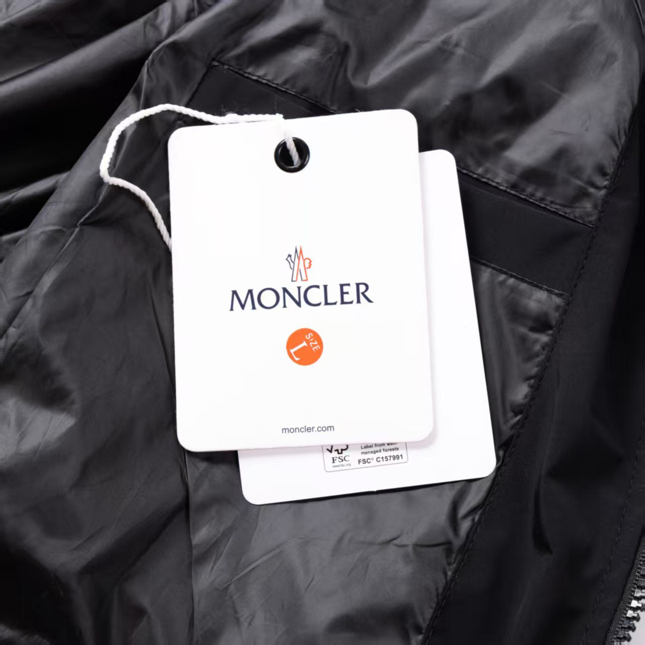 Moncler Classic Maya Hooded Windbreaker Jacket