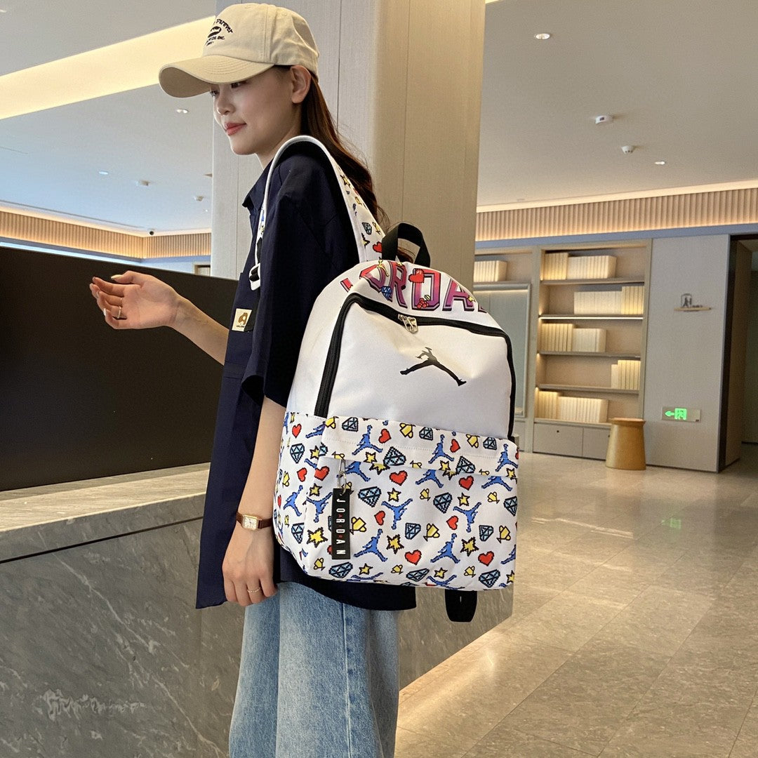 Jordan Full-Print Nylon Backpack