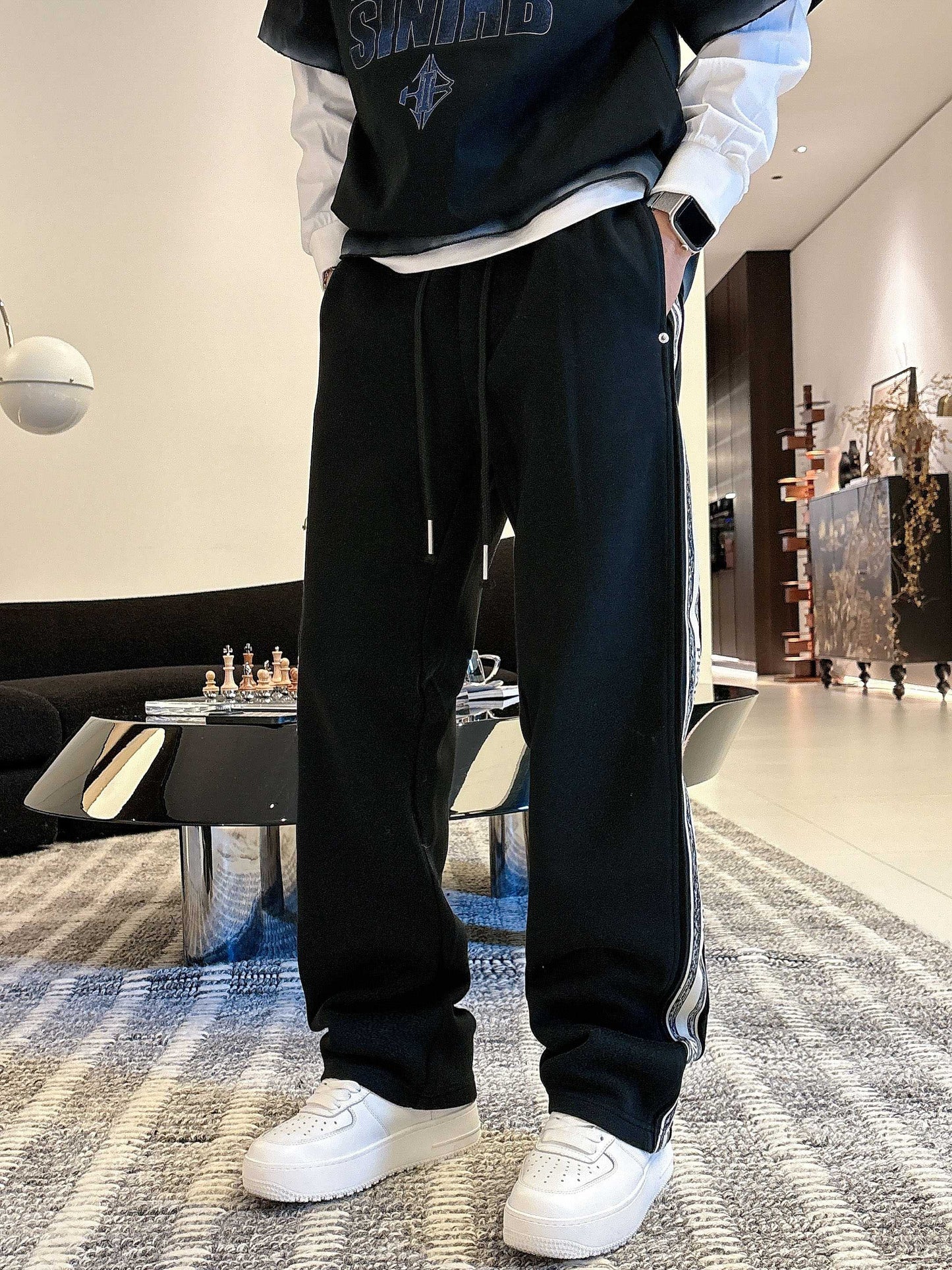Prada Classic Logo Casual Pants – 2025FW