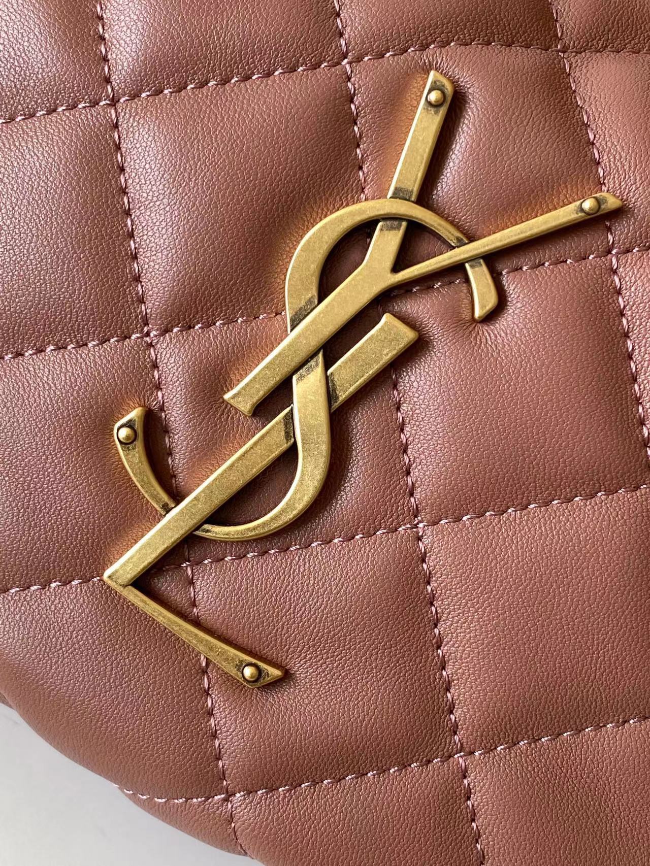 Saint Laurent ICARE Baby Lambskin Crescent Bag