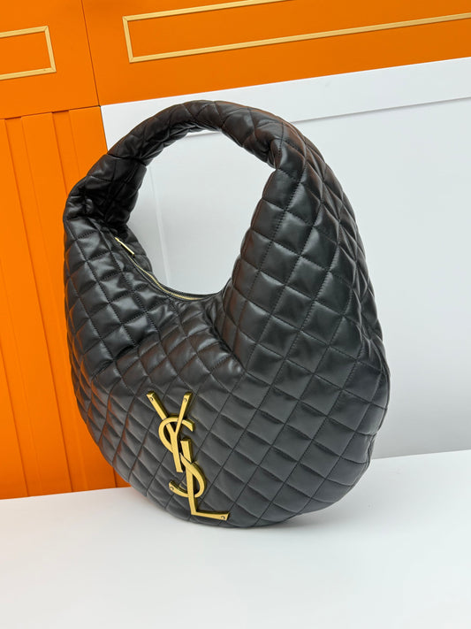 ICARE Baby Nappa Lambskin Croissant Handbag