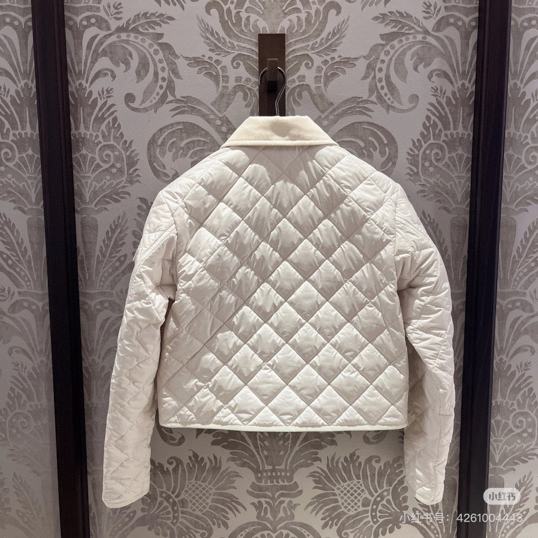 Moncler Diamond Quilted Padded Short Jacket
