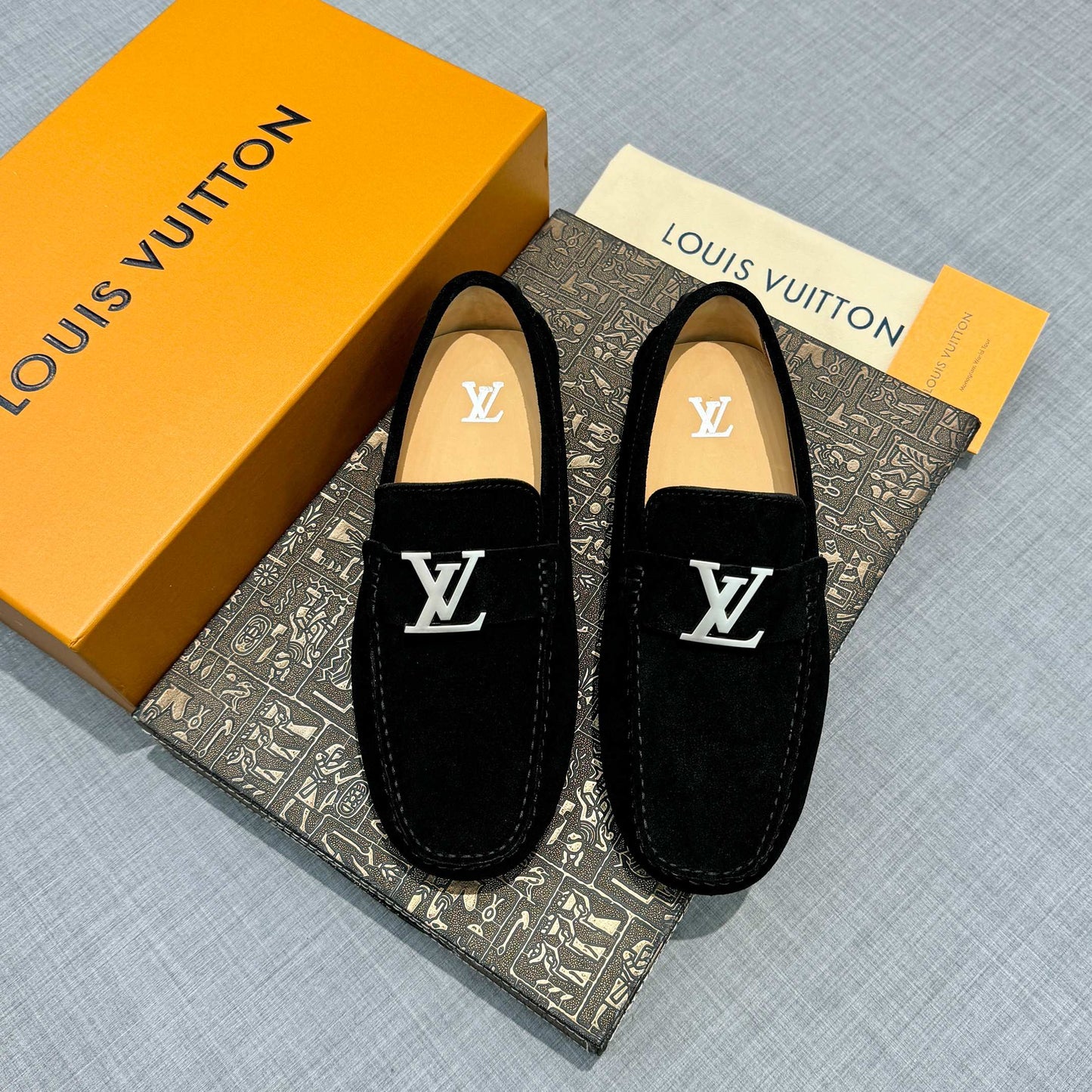 Louis Vuitton Men's Suede Driving Shoes