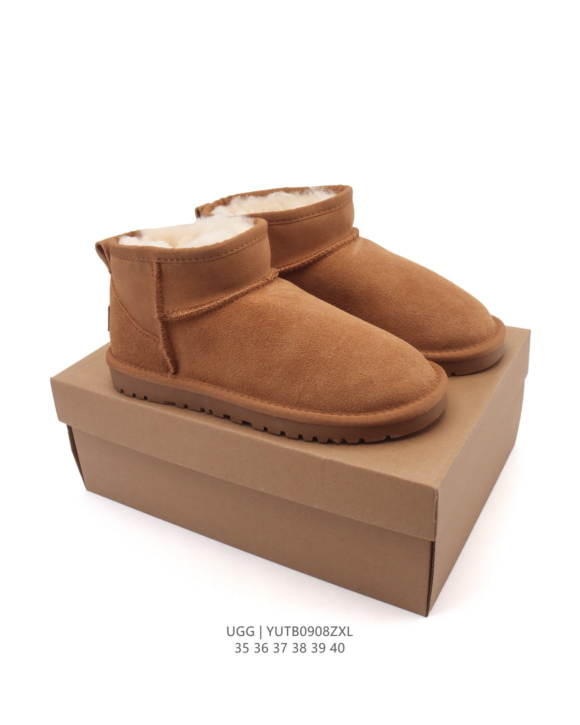 UGG Mid-Tube Plush Snow Boots – Autumn/Winter Collection