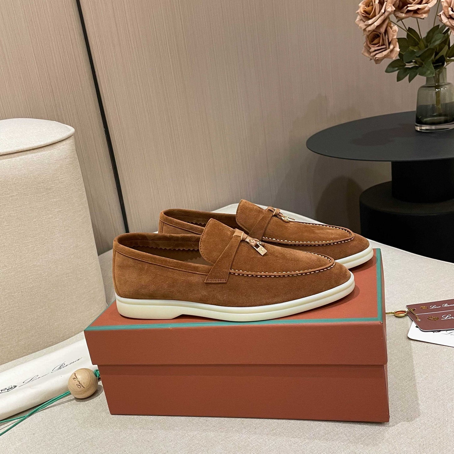 Loro Piana Summer Charms Walk Moccasin Loafers