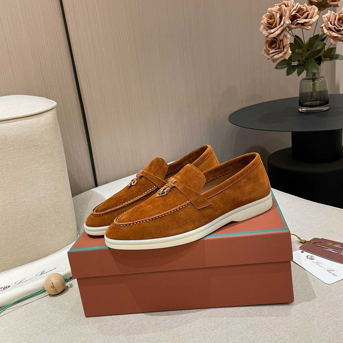 Loro Piana Summer Charms Walk Moccasin Loafers