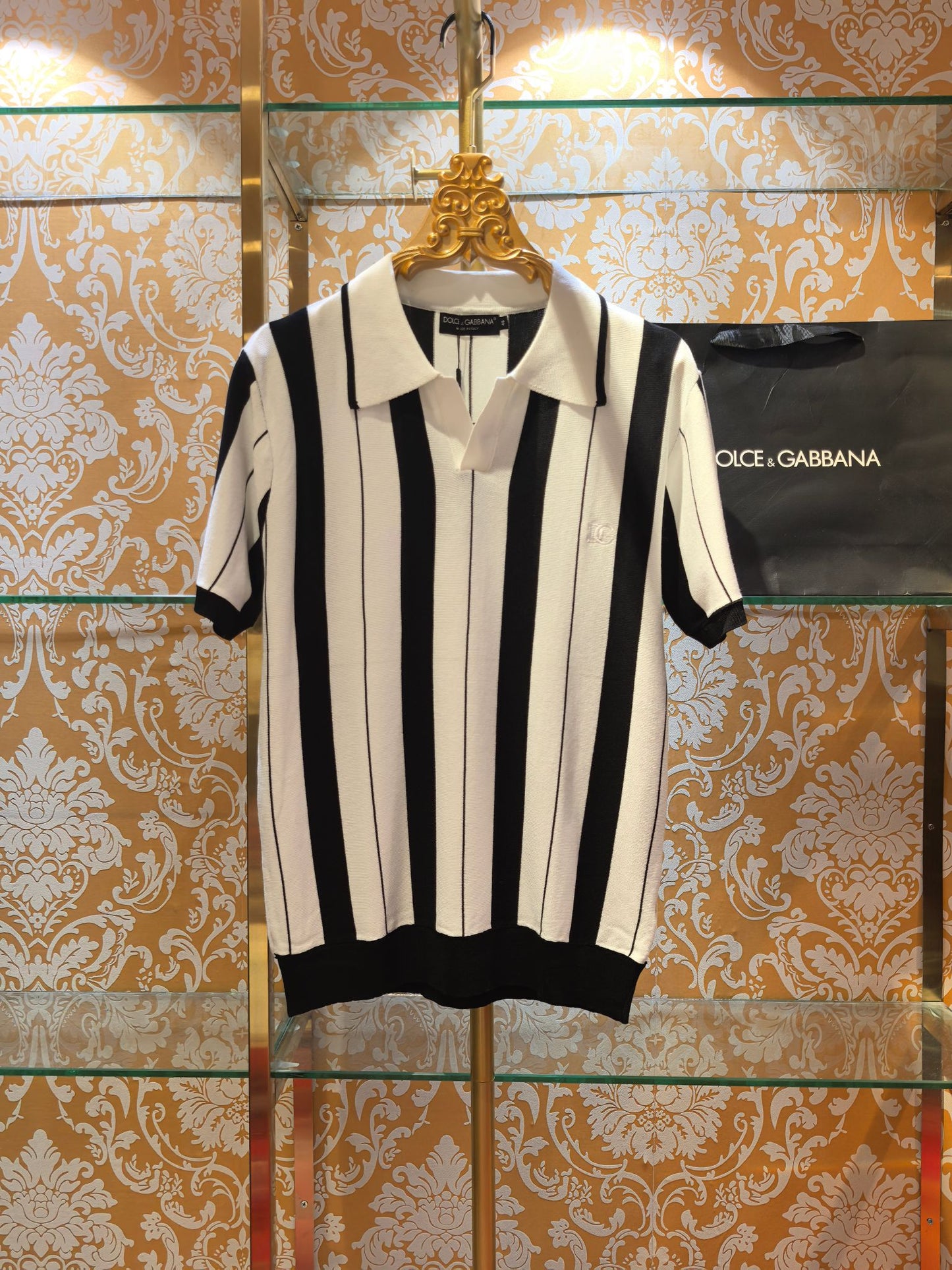Dolce & Gabbana Striped Knit Sweater – Spring/Summer Collection – 2026SS