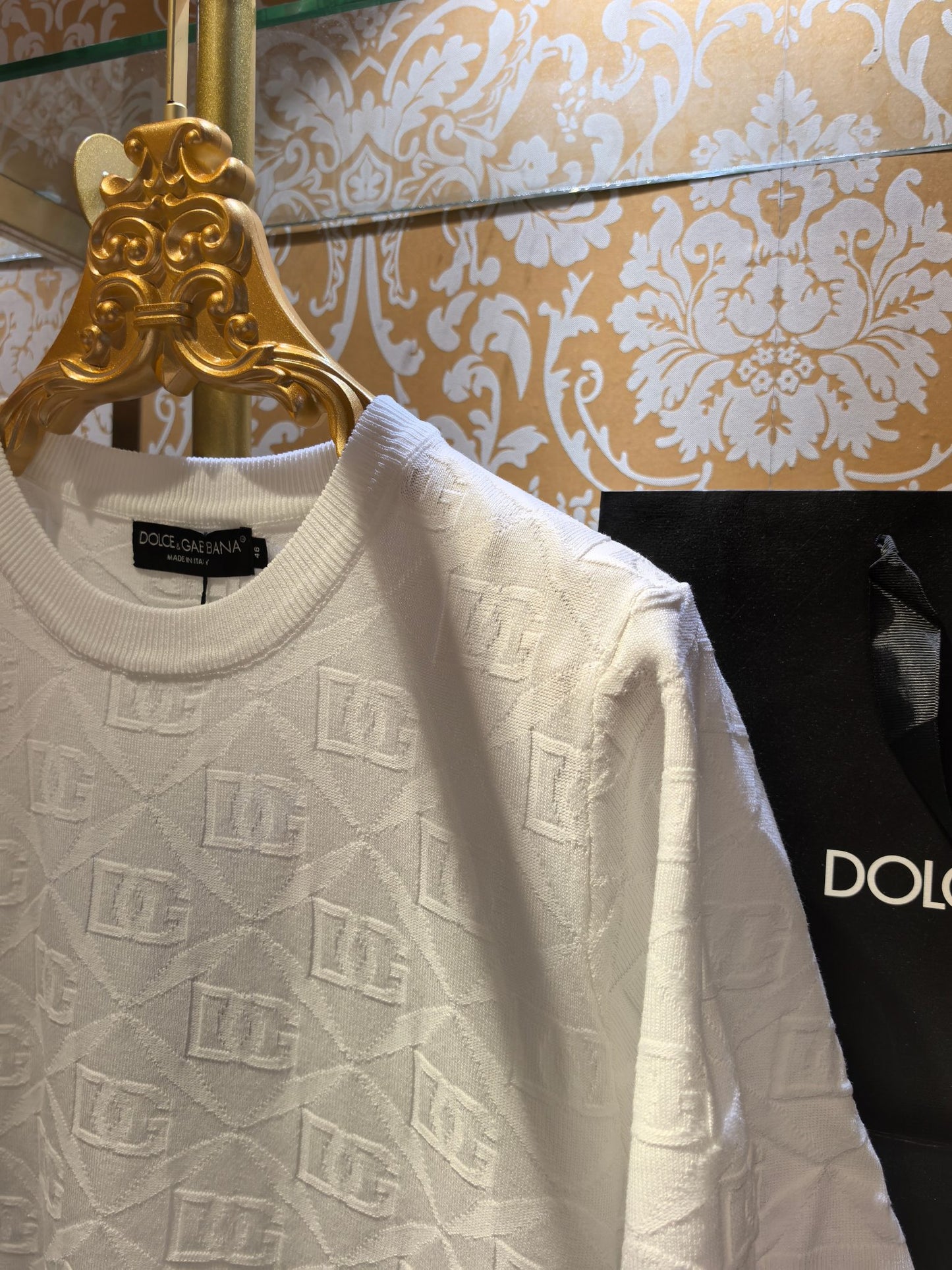 Dolce & Gabbana DG Jacquard Knit Sweater – 2026SS