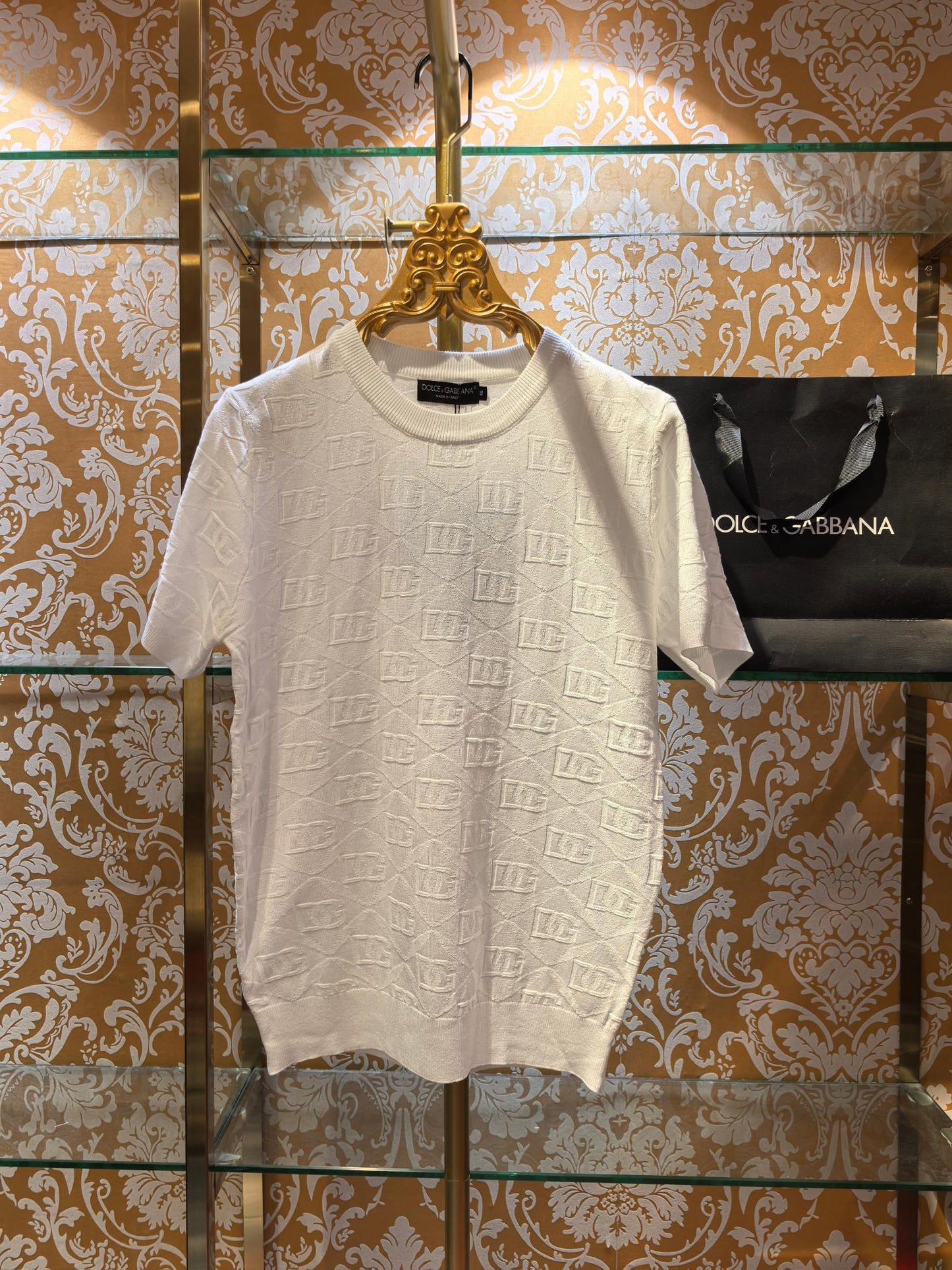 Dolce & Gabbana DG Jacquard Knit Sweater – 2026SS