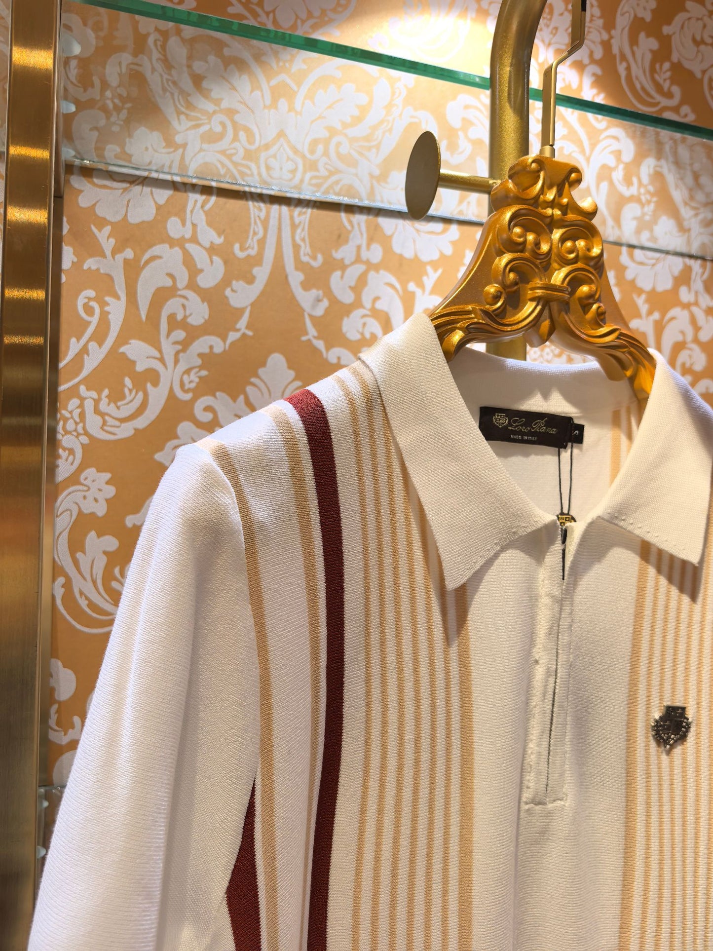 Loro Piana Striped Hand-Stitched Knit Sweater – Spring/Summer Collection – 2026SS