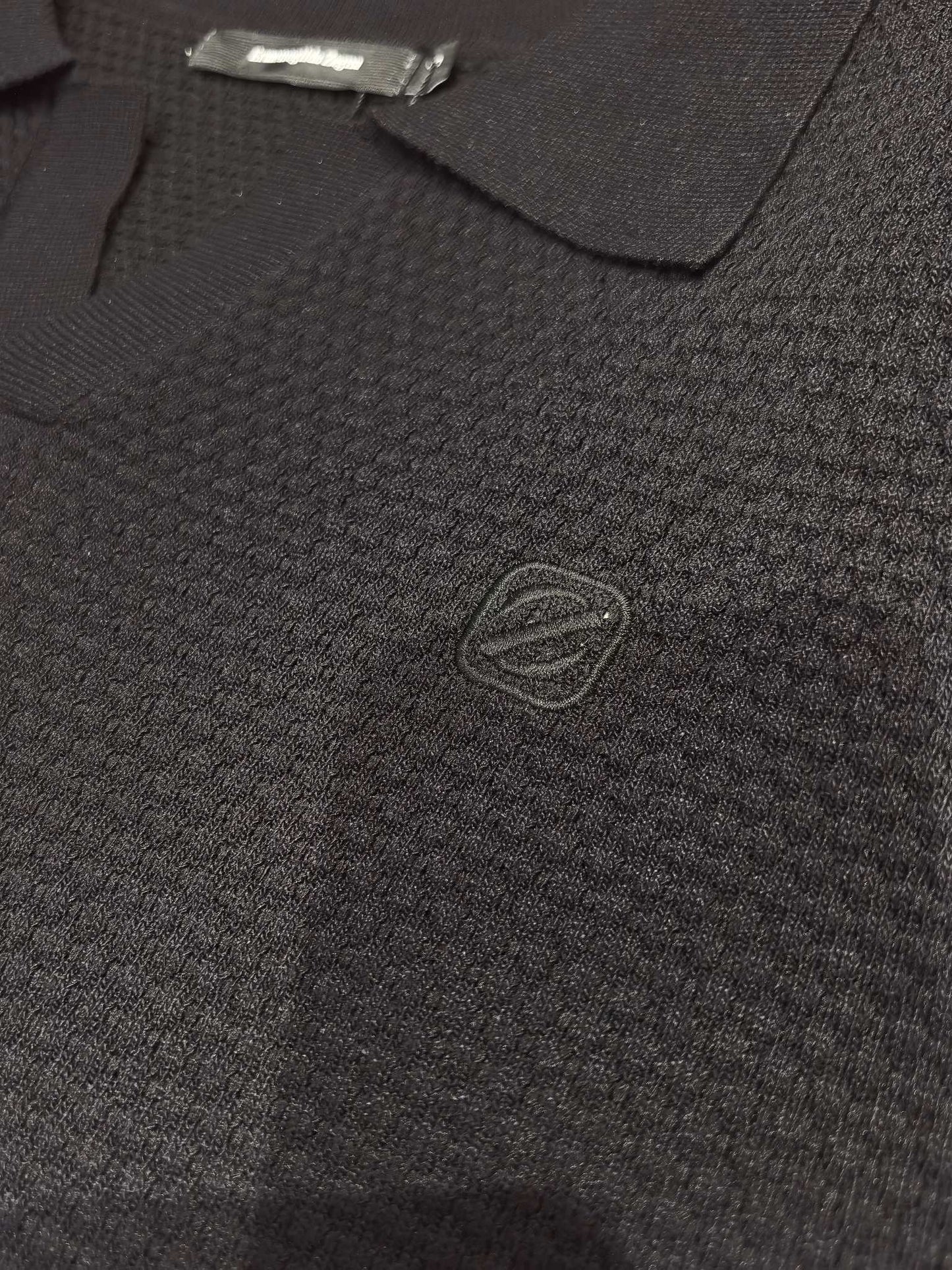 Zegna Logo Embroidered Knit Sweater – Spring/Summer Collection – 2026SS
