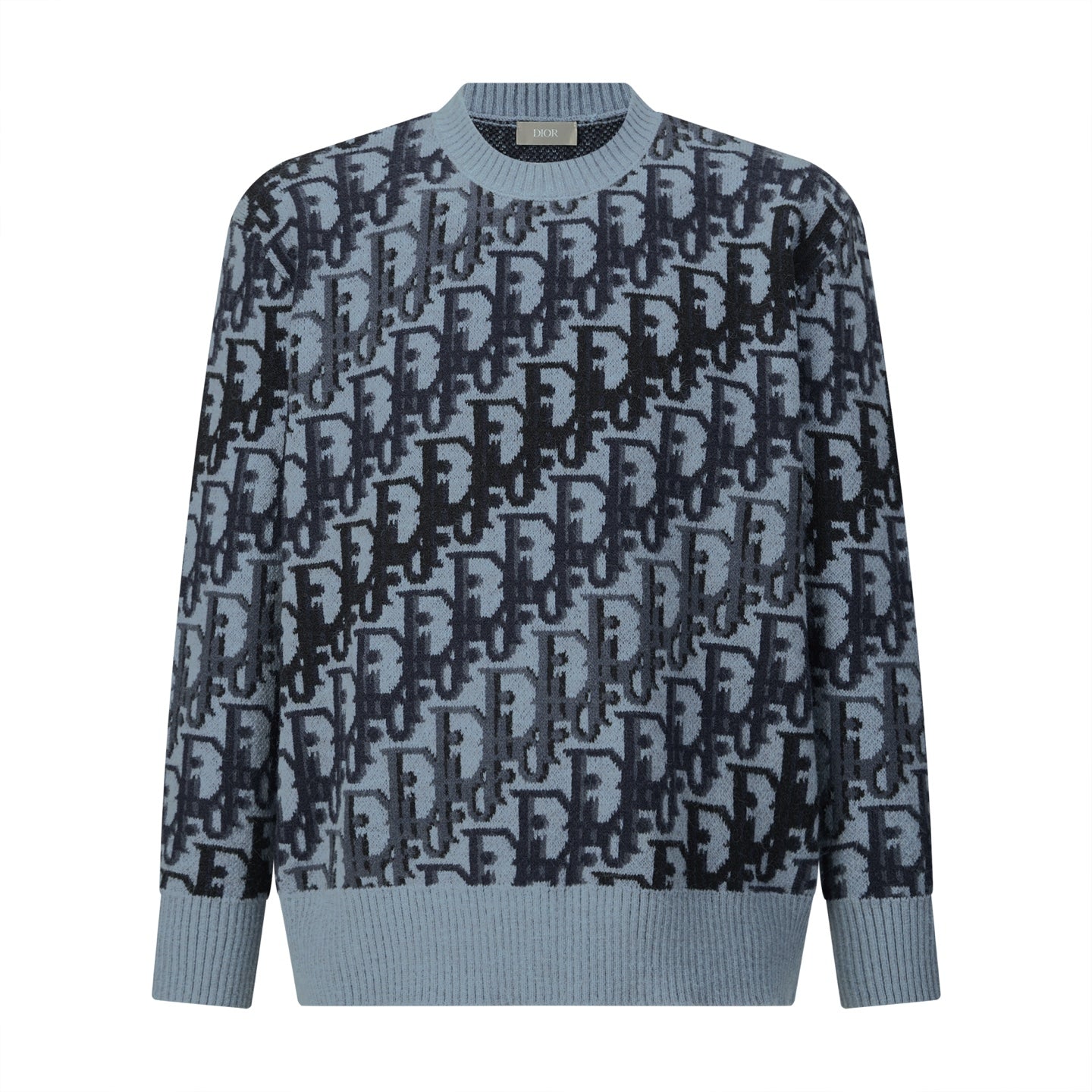 Dior Oblique Jacquard Wool Crewneck Sweater – 2026SS