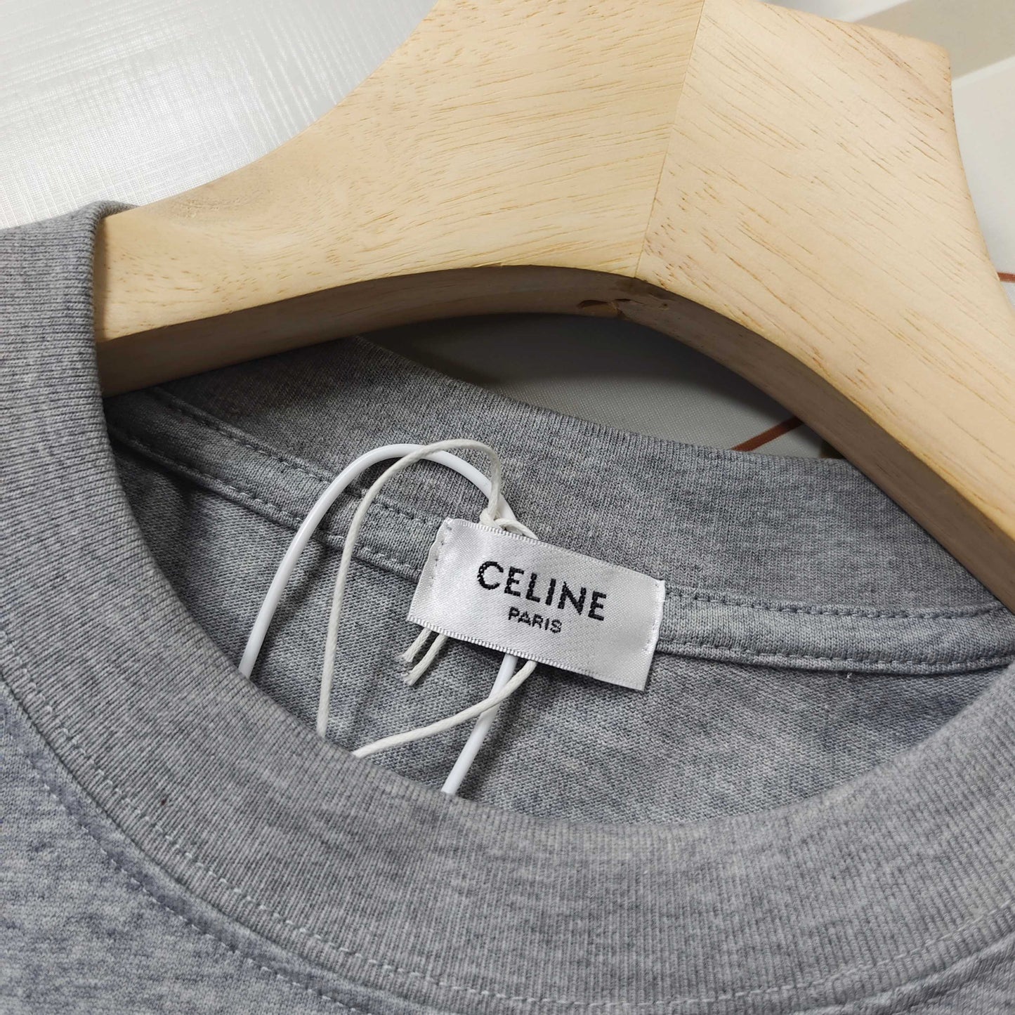 Celine Logo Print Cotton T-Shirt – Early Summer Collection – 2026SS
