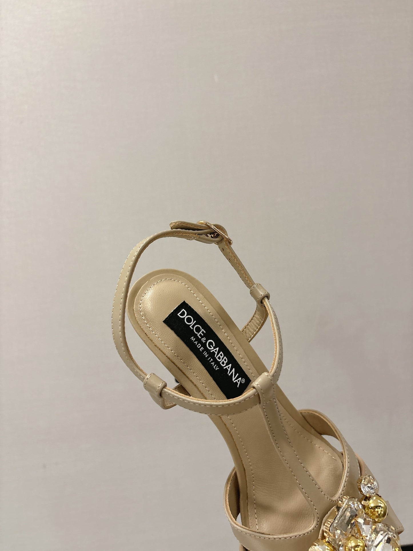 Dolce & Gabbana Rhinestone Heeled Sandals