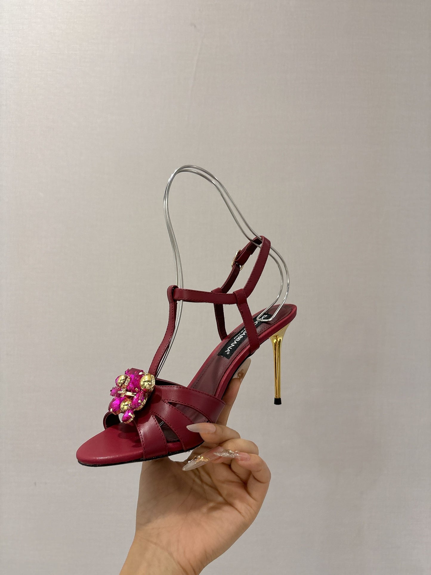 Dolce & Gabbana Rhinestone Heeled Sandals